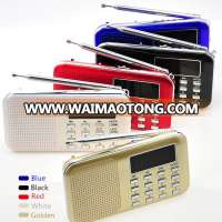 portable mini loudspeaker portable amplifier support tf card am fm radio and usb