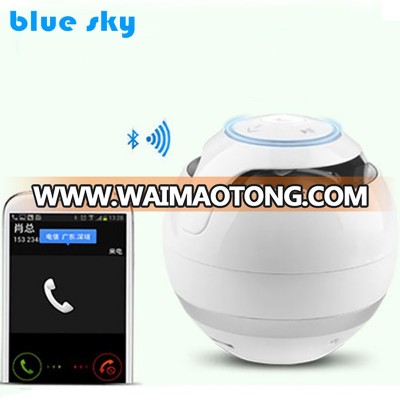 New popular ball indoor used BT Speaker with sd card,usb,fm